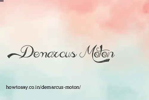 Demarcus Moton