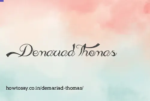 Demariad Thomas