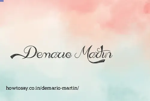 Demario Martin