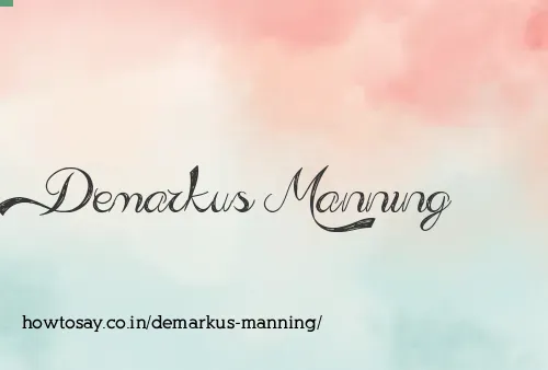 Demarkus Manning