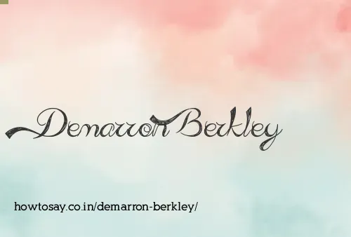 Demarron Berkley