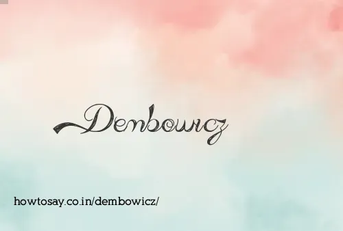 Dembowicz