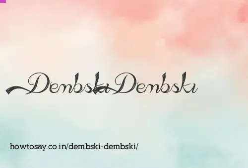 Dembski Dembski
