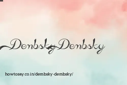 Dembsky Dembsky