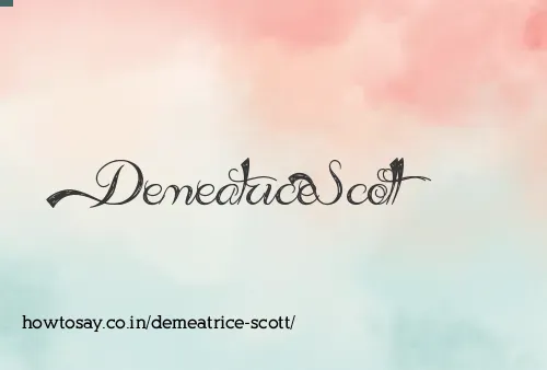 Demeatrice Scott
