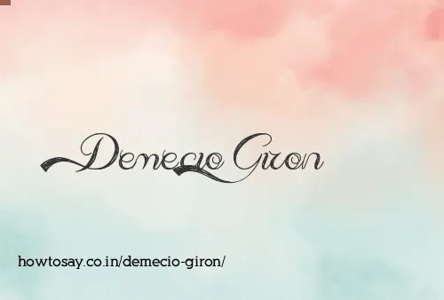 Demecio Giron