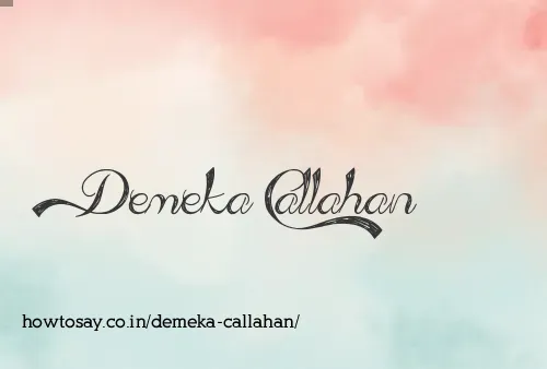 Demeka Callahan