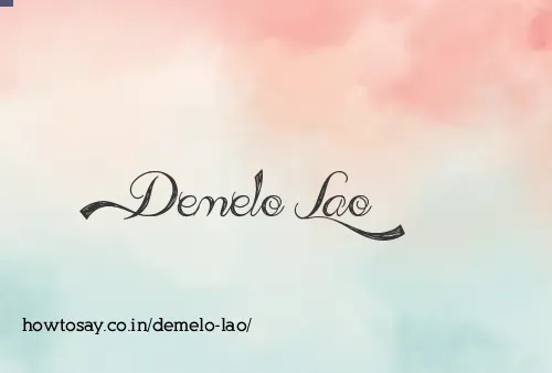 Demelo Lao