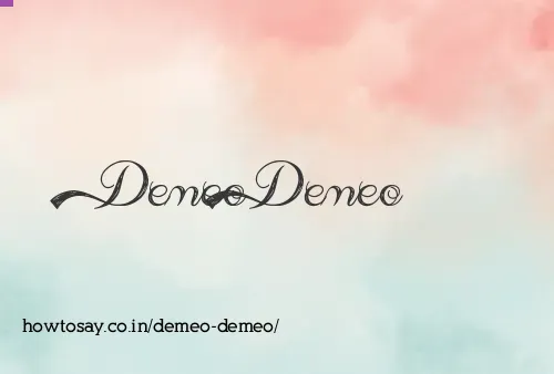 Demeo Demeo