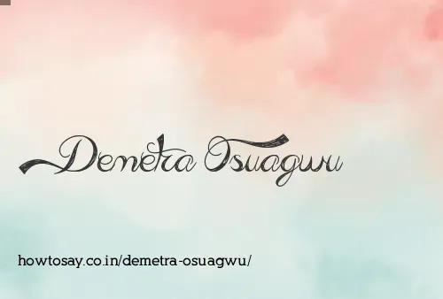 Demetra Osuagwu