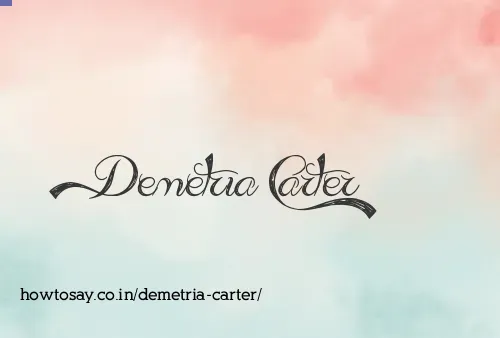 Demetria Carter