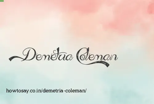 Demetria Coleman