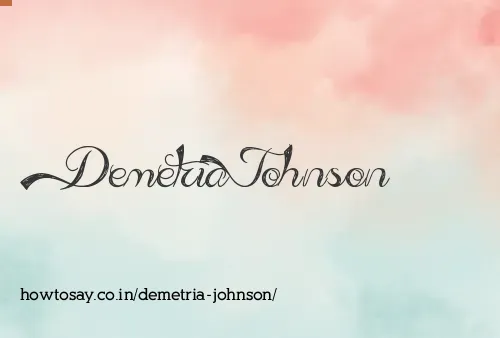 Demetria Johnson