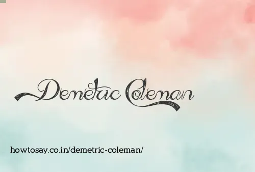 Demetric Coleman