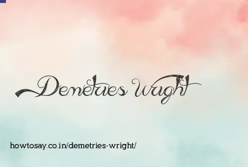 Demetries Wright