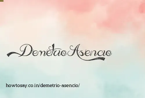 Demetrio Asencio
