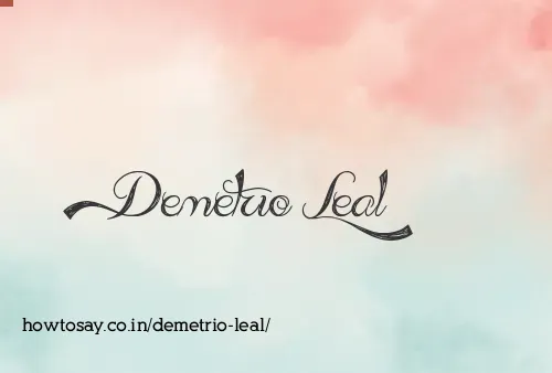 Demetrio Leal