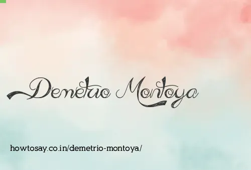 Demetrio Montoya