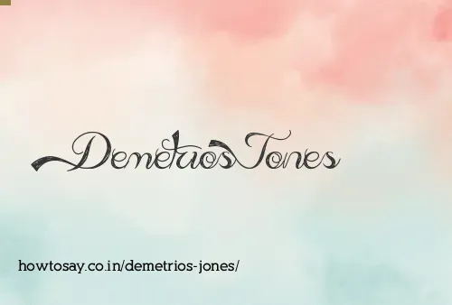 Demetrios Jones