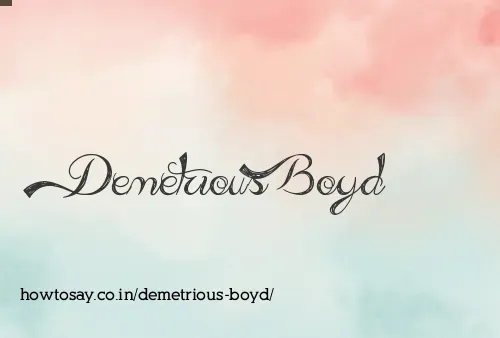 Demetrious Boyd