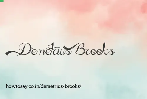 Demetrius Brooks