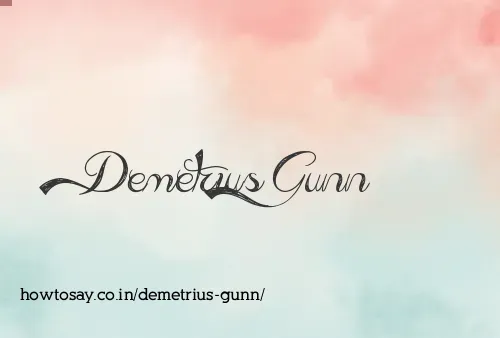 Demetrius Gunn