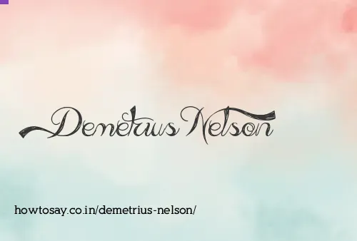 Demetrius Nelson
