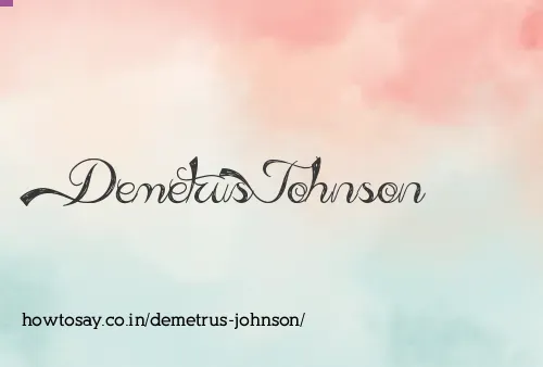 Demetrus Johnson