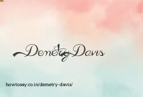 Demetry Davis