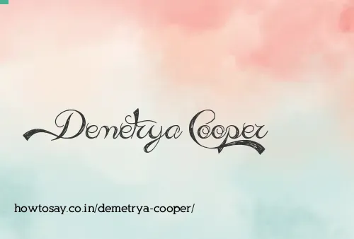 Demetrya Cooper