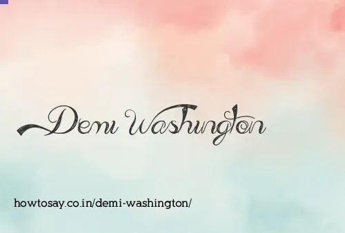 Demi Washington