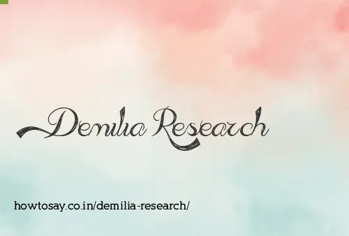 Demilia Research
