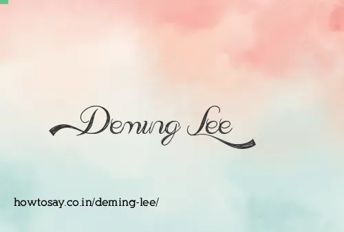 Deming Lee