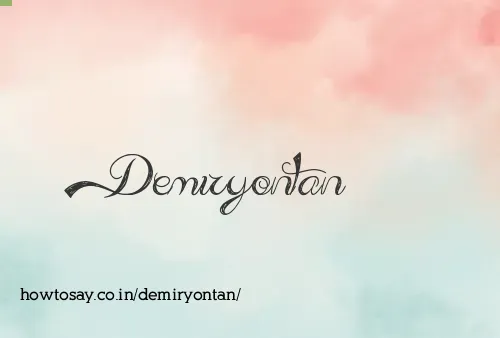 Demiryontan