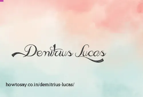 Demitrius Lucas