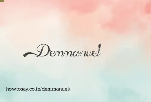 Demmanuel