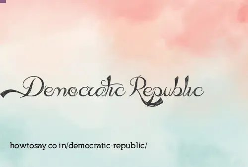 Democratic Republic