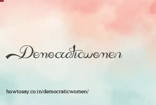 Democraticwomen