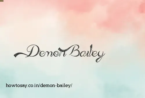 Demon Bailey