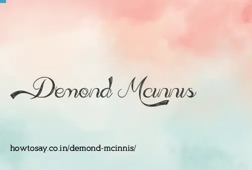 Demond Mcinnis
