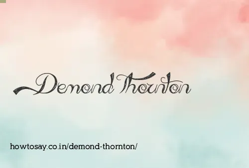 Demond Thornton