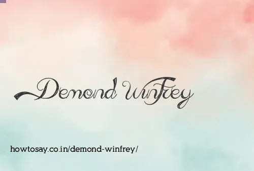 Demond Winfrey