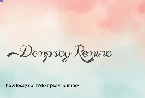 Dempsey Romine