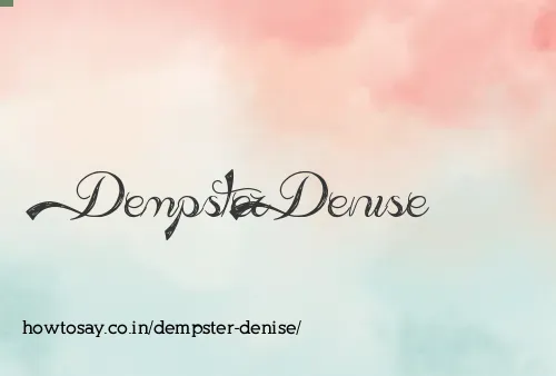 Dempster Denise