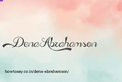 Dena Abrahamson