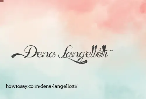 Dena Langellotti