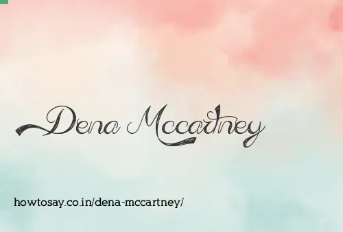 Dena Mccartney