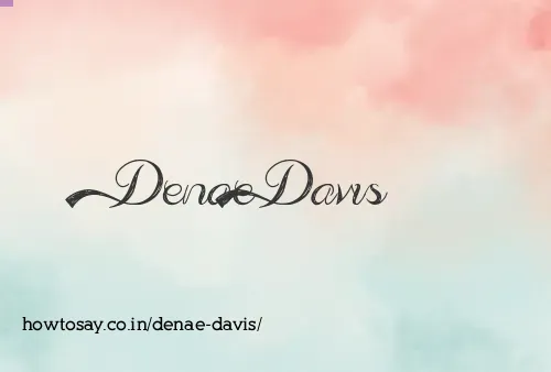 Denae Davis