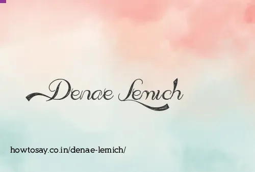 Denae Lemich
