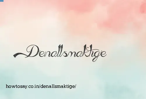 Denallsmaktige